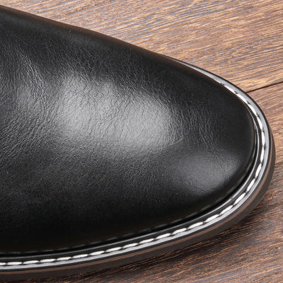 حذاء تشيلسي رجالي أنيق سهل الارتداء بنعل ناعم ومريح