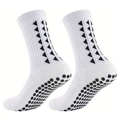 2/5/10 Pairs of Non-Slip Grip Socks for Men And Women, Suitable for Sports Like Football, Basketball, Baseball, Rugby, Soccer, Cycling, Running, Hiking, Tennis, And Skateboarding. These Professional Athletic Socks Feature a B