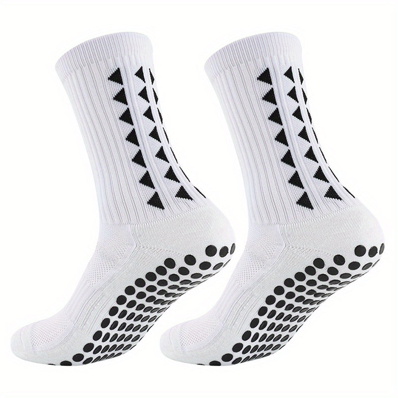 2/5/10 Pairs of Non-Slip Grip Socks for Men And Women, Suitable for Sports Like Football, Basketball, Baseball, Rugby, Soccer, Cycling, Running, Hiking, Tennis, And Skateboarding. These Professional Athletic Socks Feature a B