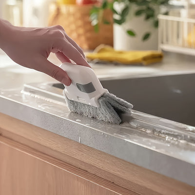 A Versatile Handheld Cleaning Brush Suitable for Windows And Kitchens - Features Easy-To-Use Grooves And Crevice Tools, a Reusable Essential for Dusting at Home, Perfect As a Holiday Gift.