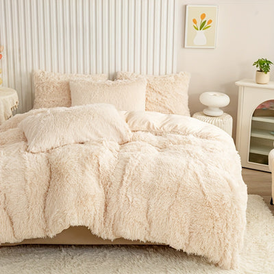 طقم غطاء لحاف فاخر من 3 قطع - غطاء سرير ناعم ومريح لجميع المواسم مصنوع من البوليستر بسحاب لغرفة النوم وغرفة الضيوف والمبيت