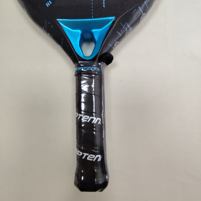 Ultra-Light High-Performance Carbon Fiber Tennis Racket - Blue, Beach & Paddleball Paddle with Ergonomic Handle for Enhanced Control and Power, Beach Paddleball Racket | Sleek Sports Racket | Durable Sports Equipment