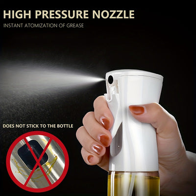 1 BPA-Free Oil Spray Bottle, Suitable for Cooking - Rectangular Design with Precision Nozzle, Ergonomic Kitchen Tool for Air Fryer, Baking, Grilling, Salad & Hair Care, Hand Wash Only, Baking Accessory, Durable Sprayer, Mist