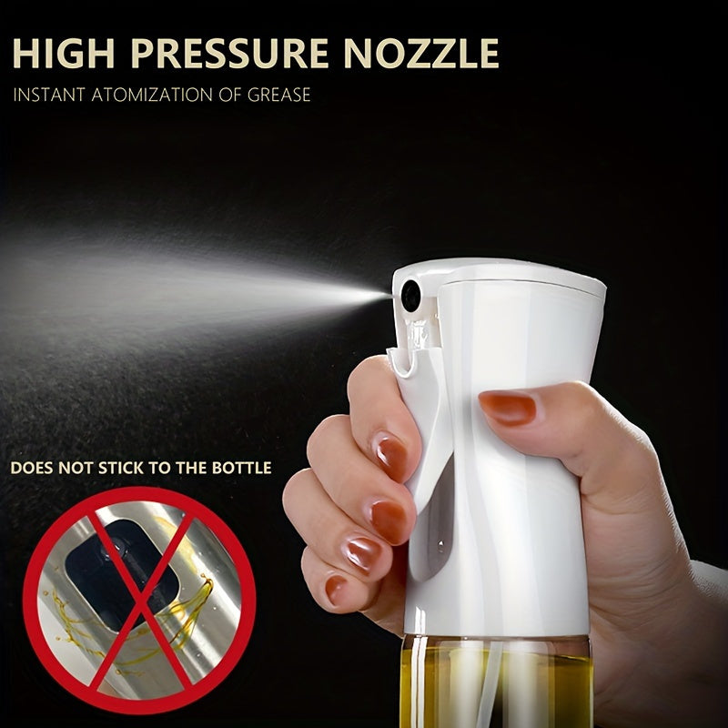 1 BPA-Free Oil Spray Bottle, Suitable for Cooking - Rectangular Design with Precision Nozzle, Ergonomic Kitchen Tool for Air Fryer, Baking, Grilling, Salad & Hair Care, Hand Wash Only, Baking Accessory, Durable Sprayer, Mist