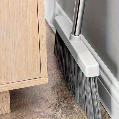 Professional Quality Stainless Steel Broom with Ergonomic Handle and Sturdy Plastic Head, Designed for Easy Sweeping and Convenient Storage, Suitable for Kitchen, Living Room, and Bedroom Floor Cleaning, Durable Essential Hou