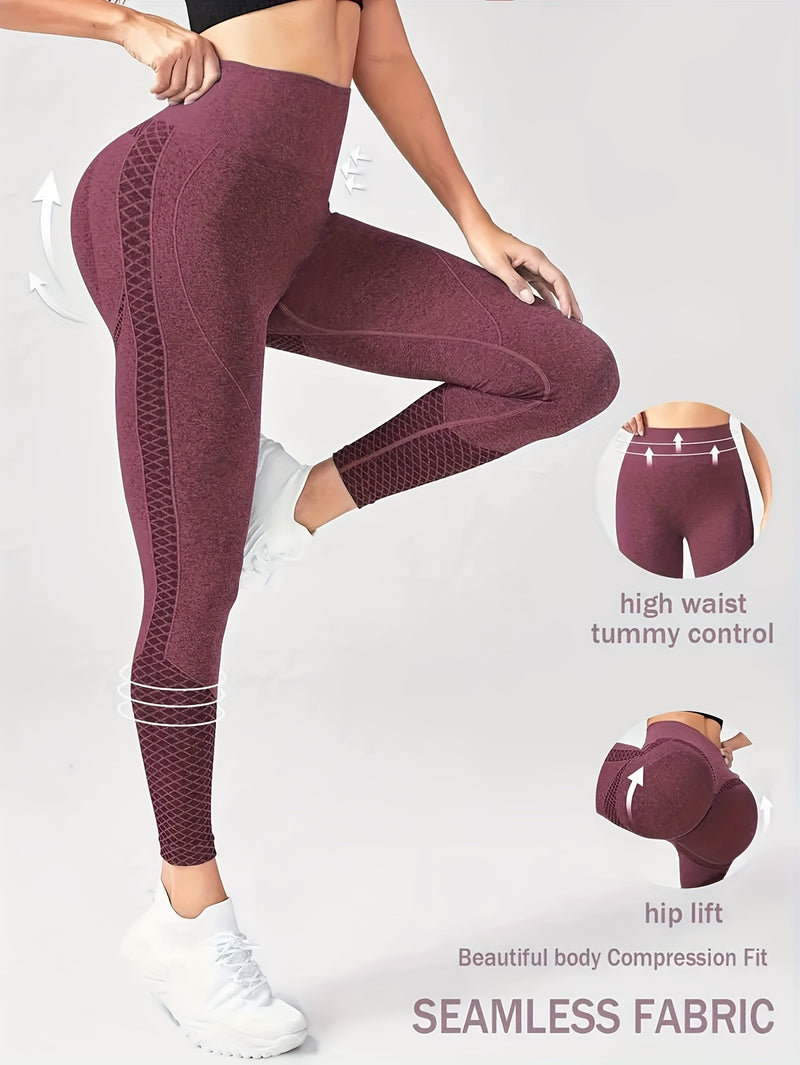 [Comfortable Sports Tights] Super Comfortable High-waisted Compression Sports Tights | Abdominal Control, Sweat-wicking, Four-way Stretch, Adjustable Length, Wide Waistband, Elegant Design - Suitable for Women, Perfect for Yo