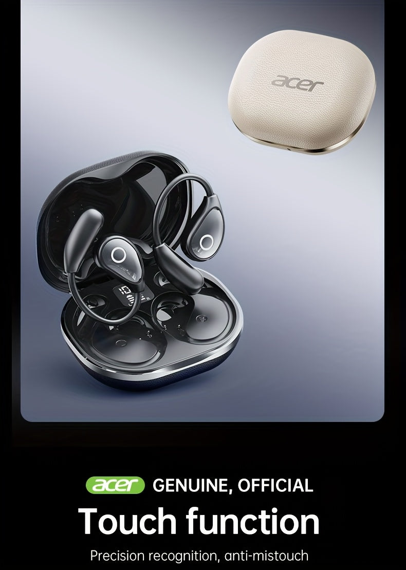 Acer TWS Wireless Headphones with Noise Cancelling, In-Ear Design, Lightweight Touch Control, Long Battery Life, HIFI Sound, Compatible with Mobile Phones, Tablets, And Laptops