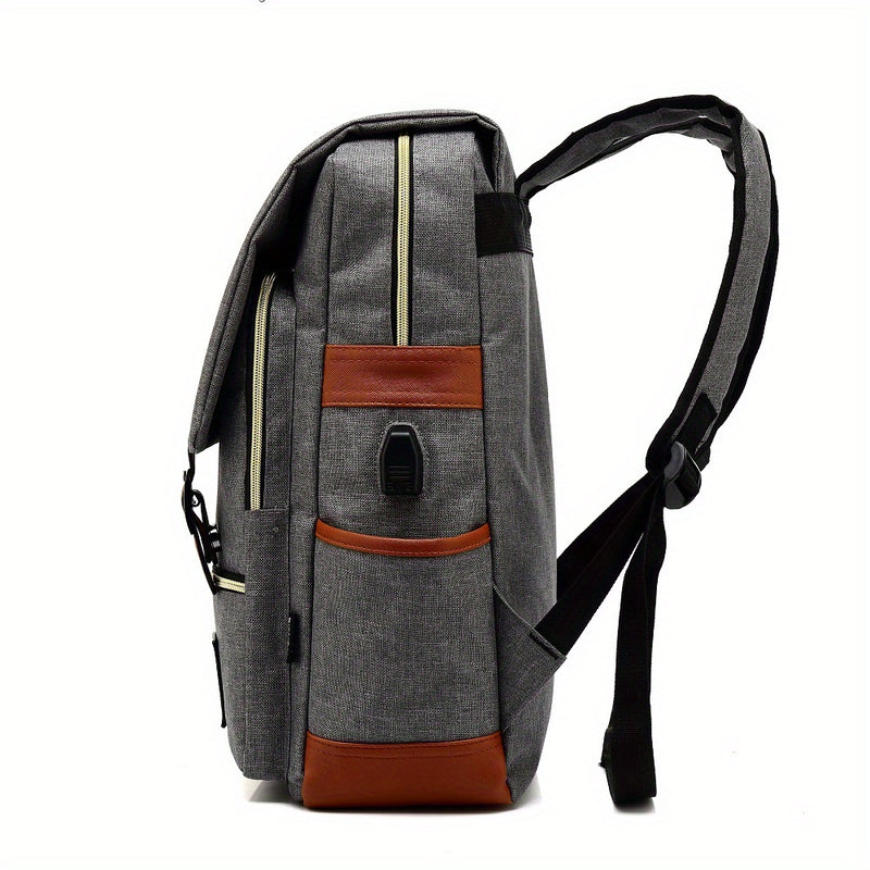 Student Backpack Travel Backpack Outdoor Casual Bag For Men And Women Computer Bag Shoulder Bag Multi-purpose Backpack With Belt Decoration