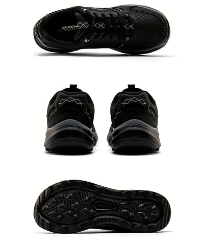 Skechers Women'S Outdoor Shoes, RIDGE OAK Women'S Lace-Up City Outdoor Shoes, RIDGE OAK Simple Large Sole EVA Material Lightweight Comfortable Women'S Sports Shoes, Comfortable Breathable Mesh Upper + MOVE FOAM Insole, Suitab