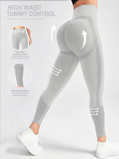 [Comfortable Sports Tights] Super Comfortable High-waisted Compression Sports Tights | Abdominal Control, Sweat-wicking, Four-way Stretch, Adjustable Length, Wide Waistband, Elegant Design - Suitable for Women, Perfect for Yo