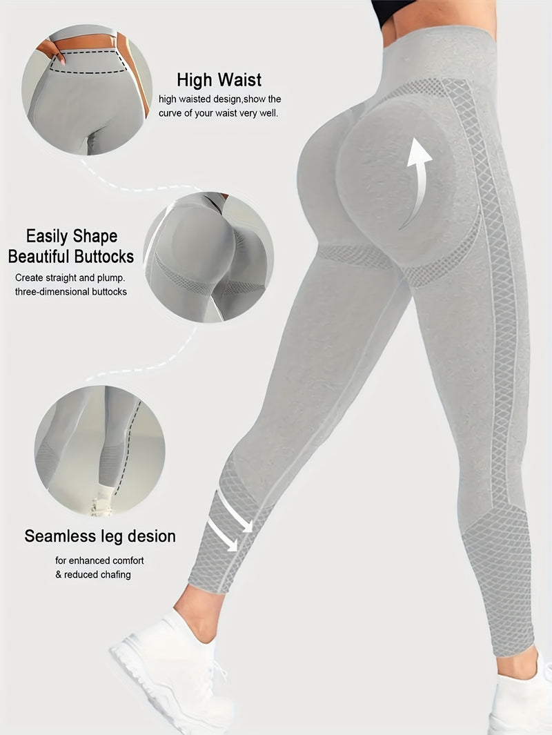 [Comfortable Sports Tights] Super Comfortable High-waisted Compression Sports Tights | Abdominal Control, Sweat-wicking, Four-way Stretch, Adjustable Length, Wide Waistband, Elegant Design - Suitable for Women, Perfect for Yo