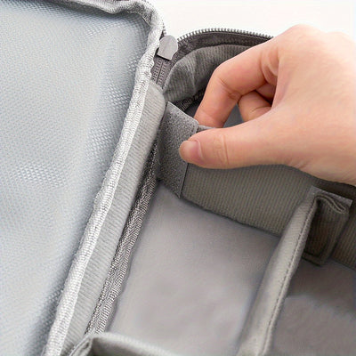 Multi-layer Travel Digital Accessories Storage Bag, Power Bank Earphone Camera Data Cable Storage Box, Multi-functional Divided Mobile Phone Laptop Bag Digital Bag