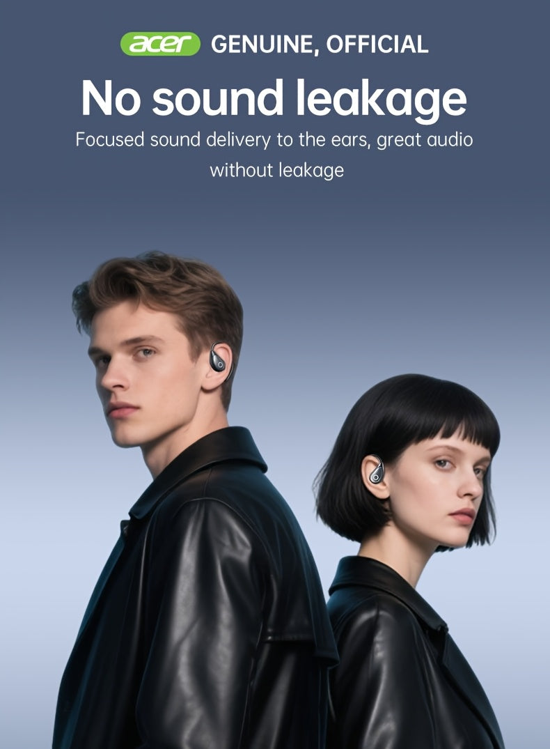 Acer TWS Wireless Headphones with Noise Cancelling, In-Ear Design, Lightweight Touch Control, Long Battery Life, HIFI Sound, Compatible with Mobile Phones, Tablets, And Laptops