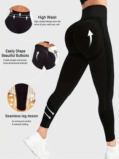 [Comfortable Sports Tights] Super Comfortable High-waisted Compression Sports Tights | Abdominal Control, Sweat-wicking, Four-way Stretch, Adjustable Length, Wide Waistband, Elegant Design - Suitable for Women, Perfect for Yo