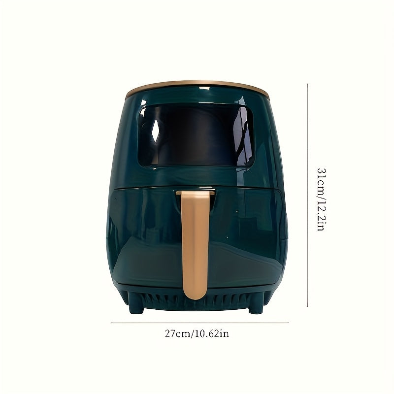 British household air fryer intelligent touch display screen electric fryer suitable for roasted chicken, french fries, chicken wings large capacity electric fryer kitchen air fryer