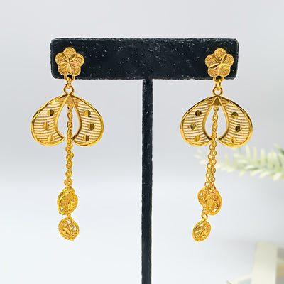 2025 New Bohemian 2pcs Hollow Flower Tassel Earrings and Necklace Elegant Ladies Jewelry Set, Perfect for Dubai Bridal Wedding Anniversary Gift, Valentine's Day, Christmas Eid, Daily Present for Wife, Family, Girlfriend