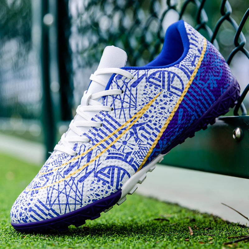 Special Price - Low-Top Breathable Football Shoes TF Stud Short Stud Outdoor Indoor Sports Professional Training Competition Football All-Season Suitable Football Shoes Secure Fit Sports Enthusiasts Exclusive Fan Essential