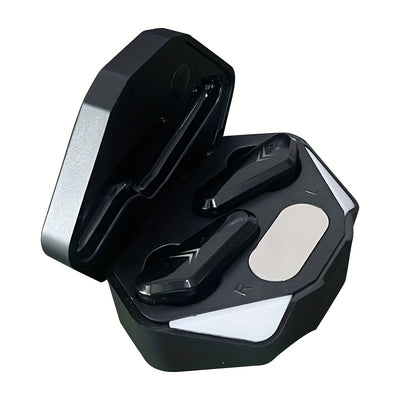 LAN XUN - Wireless In-Ear Headphones, Ultra-Low Latency, Active Noise Cancellation, Digital Display, and Stereo Wireless TWS Gaming Earbuds - Perfect for Gaming, Calls, and Music - Includes Charging Case, USB-C Charging, Port