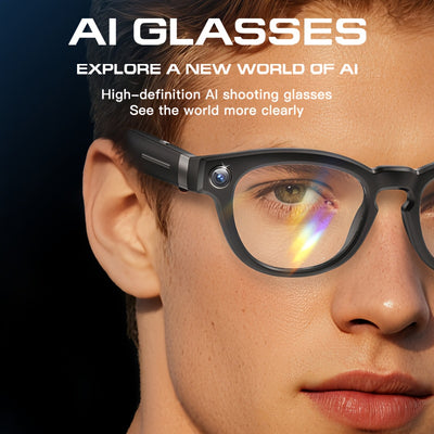 Q8 360° Surround Sound & HD Speakers Glasses with 360° Audio, HD Audio Quality, Dual-Channel Stereo Design, 360° Surround Sound Experience