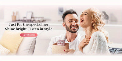 i121 Wireless Clip-On Headphones with Detachable Gemstone Earrings - 10mm Drivers, Hi-Res EQ Sound, Noise Cancellation, Clear Calls, Compatible with All Smartphones, Sports Workout & Halloween Gift, Headphones For Music, Work