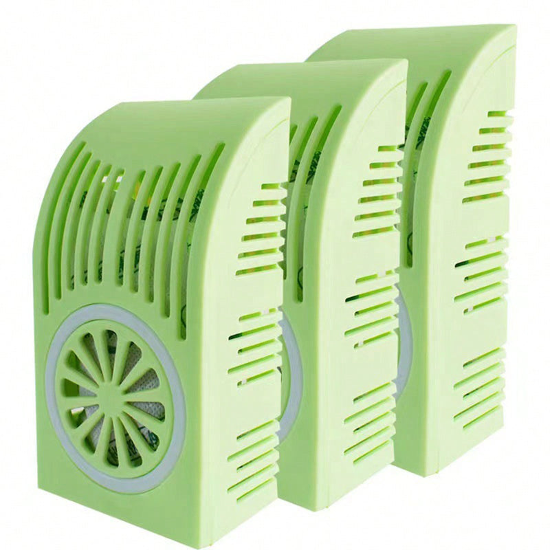 Activated Carbon Refrigerator Deodorizer Box, Odor Eliminator, PVC Material, Battery-Free