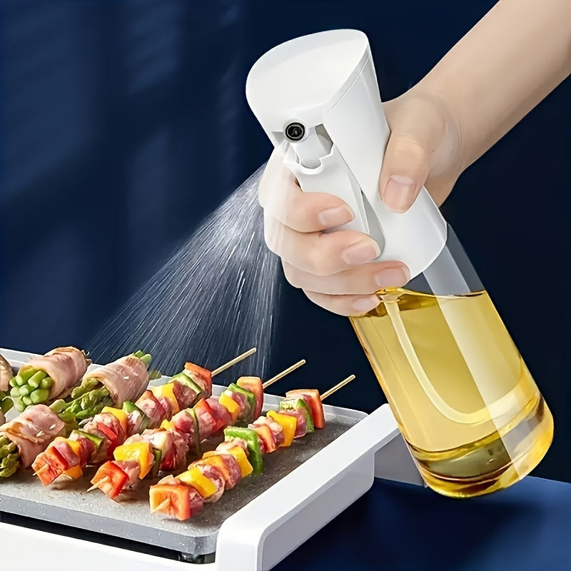 1 BPA-Free Oil Spray Bottle, Suitable for Cooking - Rectangular Design with Precision Nozzle, Ergonomic Kitchen Tool for Air Fryer, Baking, Grilling, Salad & Hair Care, Hand Wash Only, Baking Accessory, Durable Sprayer, Mist