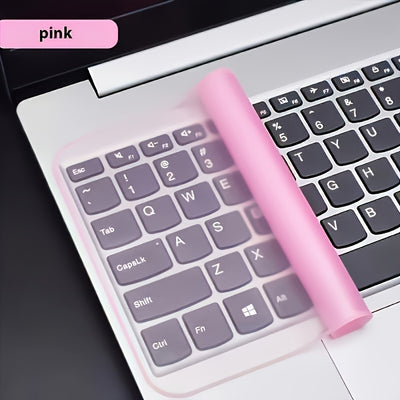 1pc 1 Style 3 Colors Ultra-Thin Keyboard Protective Film Suitable for 30.48-35.56 cm Laptops, Ultra-Thin Silicone Waterproof And Dustproof Keyboard Protective Film, Lightweight And Flexible Protective Film