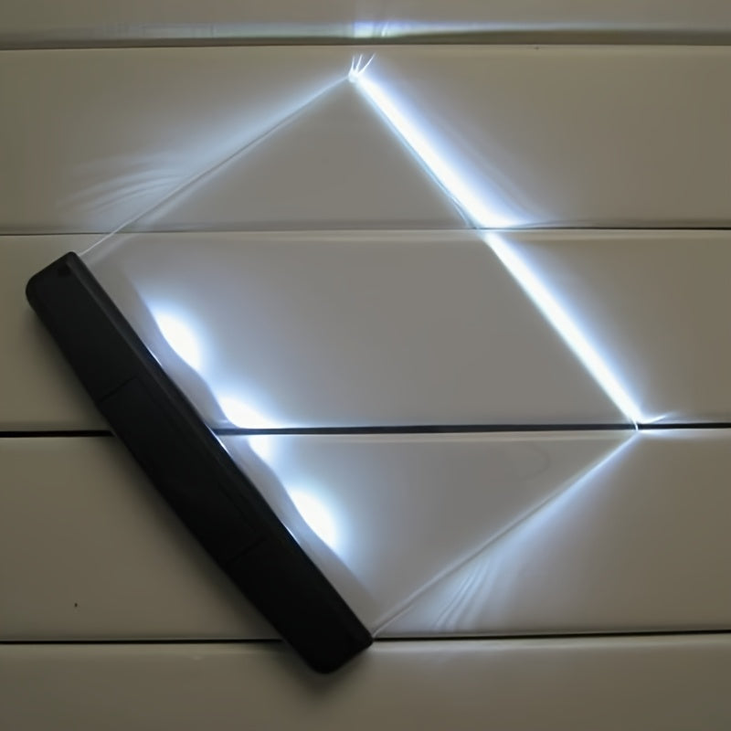 1pc E-book Reading Light Essential for Back-to-School Season LED Flat Panel Reading Lamp Bedside Bedroom Eye Protection Night Reading Light Multifunctional Student Night Vision Reading Light Requires 3 * AAA Batteries Without