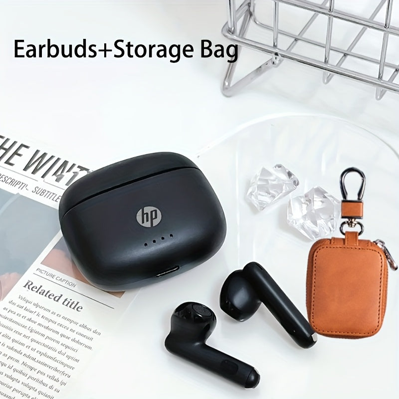 HP Prismatic Gradient Wireless Earbuds with 22H Playtime, Auto-Pairing, Clear Talk Noise Reduction Mic, Touch Control for iOS/Android - Ideal for Gaming & Workouts, Perfect Holiday/Halloween Gift, Wireless Earbuds, Workout He