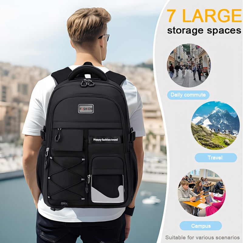 The Latest 2025 Unisex Student Backpack, a Lightweight Bag Suitable for Travel And School.