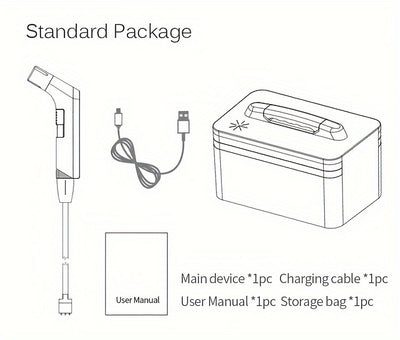 Portable Electric Bidet Sprayer for Personal Hygiene - Rechargeable, with 2.3L Water Tank - Ideal for Travel, Camping & Daily Use