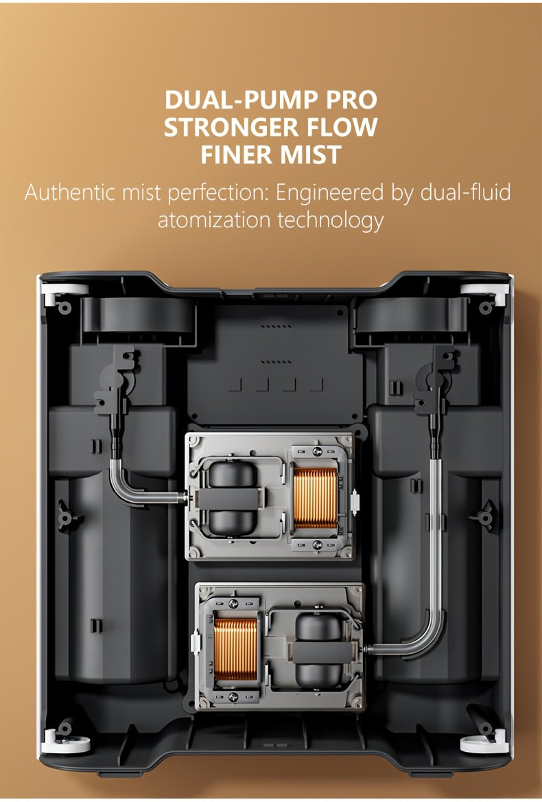 Waterless Essential Oil Diffuser for Home & Hotel, Spa, Office – Max 3000 sq ft Coverage, 2*160ml Capacity, Hotel Series Nebulizing Diffuser with Intelligent Aroma Air Dispersion, Wall-Mountable Design, Ultra-Quiet 35dB Whi