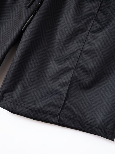 تي شيرت رجالي بأكمام قصيرة + شورت بدلة رياضية كاجوال باللون الأزرق