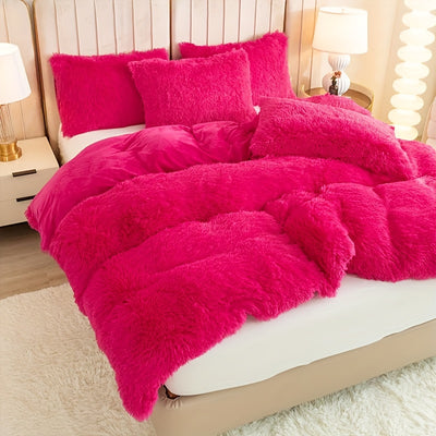 طقم غطاء لحاف فاخر من 3 قطع - غطاء سرير ناعم ومريح لجميع المواسم مصنوع من البوليستر بسحاب لغرفة النوم وغرفة الضيوف والمبيت