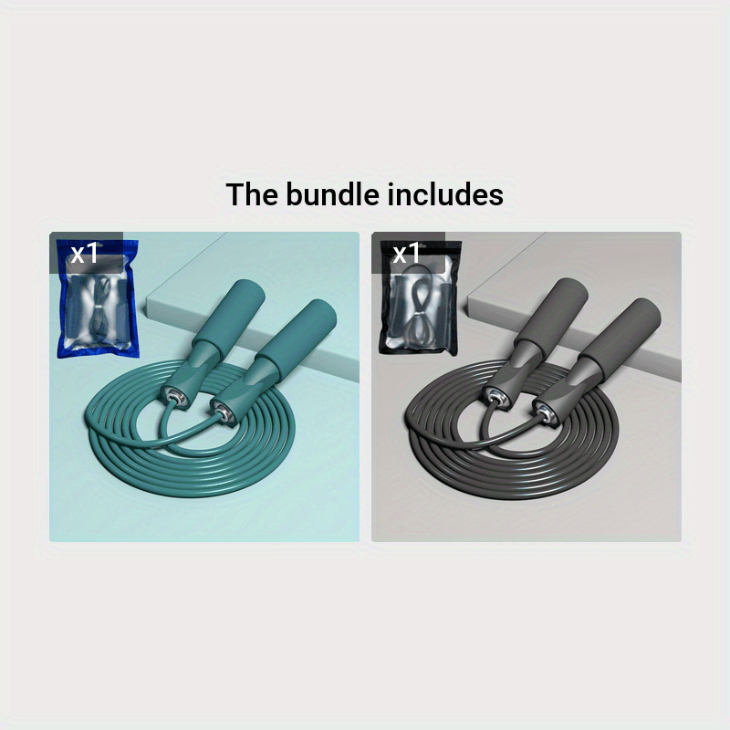 1pc Professional Steel Wire Jump Rope For Adults - Ideal For Indoor/Outdoor Sports, Fitness Training - Lightweight And Durable With Adjustable Length