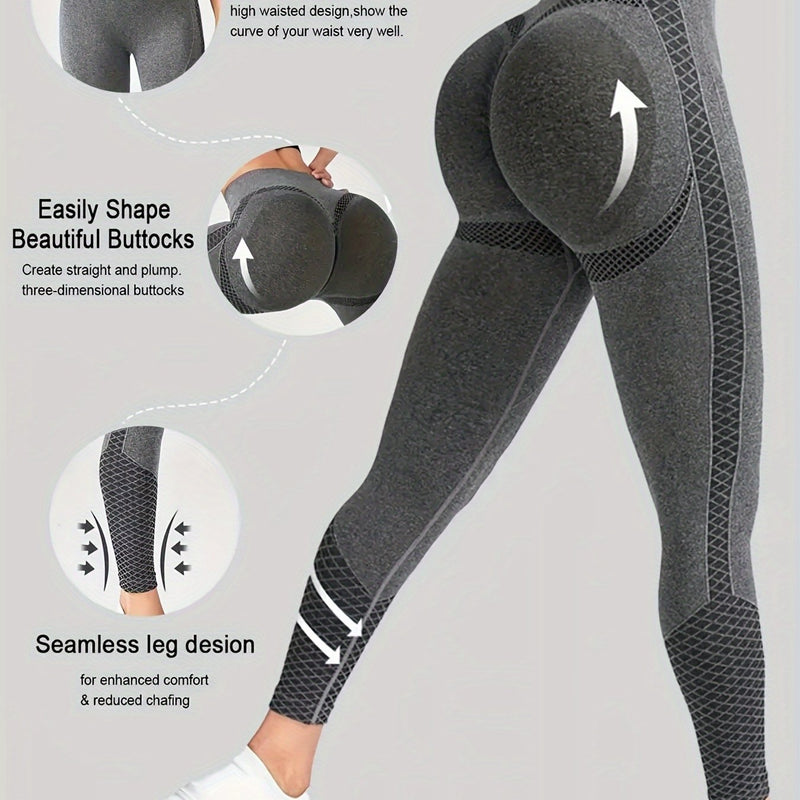 [Comfortable Sports Tights] Super Comfortable High-waisted Compression Sports Tights | Abdominal Control, Sweat-wicking, Four-way Stretch, Adjustable Length, Wide Waistband, Elegant Design - Suitable for Women, Perfect for Yo