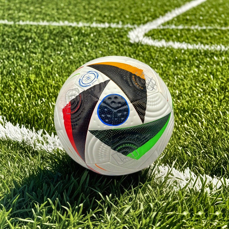 Durable No. 5 Soccer Ball - Perfect for Outdoor Training & Recreation, Ideal Gift for Teens & Adults - Red/Black, Hand-Stitched PU Material