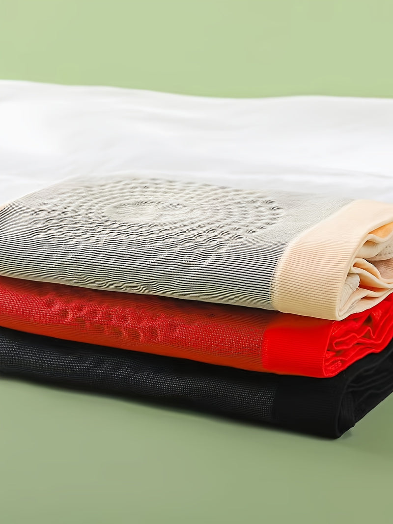 3pcs High-Waisted Tummy Control Shapewear Panties for Women, Butt Lifting, and Stomach Flattening Leggings Suitable for Fitness, Running, Body Sculpting, and Sports