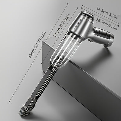 مكنسة كهربائية صغيرة لاسلكية متعددة الوظائف محمولة باليد، أداة تنظيف منزلية رطبة وجافة، مكنسة كهربائية داخلية للسيارة