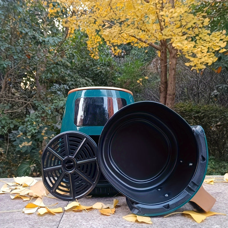 British household air fryer intelligent touch display screen electric fryer suitable for roasted chicken, french fries, chicken wings large capacity electric fryer kitchen air fryer