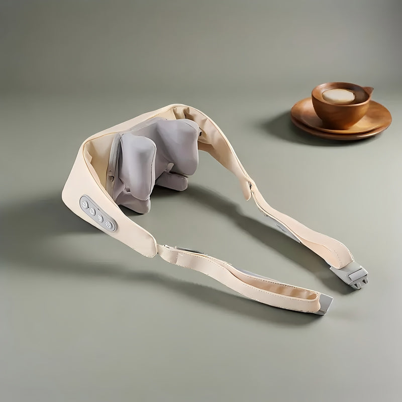 USB Rechargeable Neck Massager, Lumbar And Shoulder Massager, Automatic Cervical Kneader, Trapezius Muscle Massager.