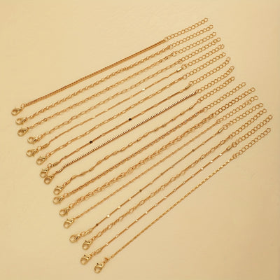 11pcs/12pcs Creative Minimalist Heart Twist Chain Bracelet Set, Stainless Steel with Artificial Crystal Accents, Versatile for Daily Wear & Parties, Valentine'S Day Gift, All-Season Accessory, Party Accessories|Minimalist Bra