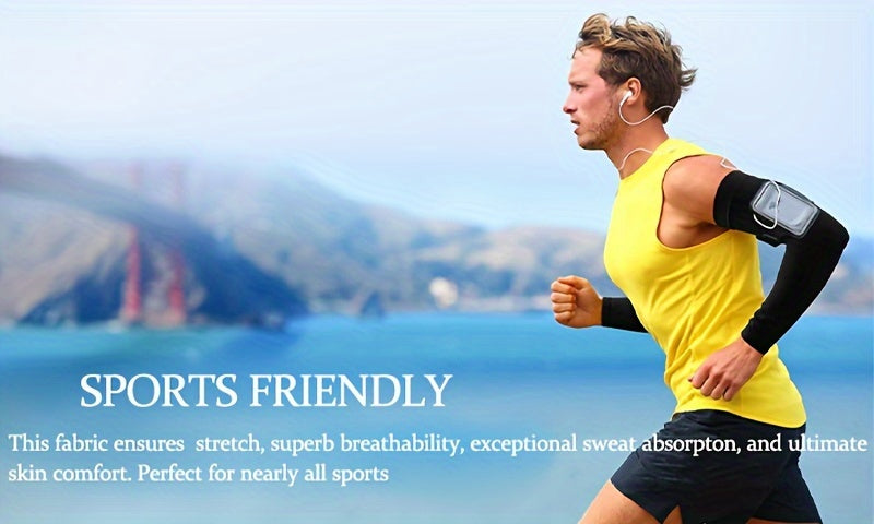 3 Pair Cooling Arm Sleeves, Arm Sleeves Breathable, Stretchable, Quick Drying for Sports & Daily Use, lce Fabric, Elastic Fit, Outdoor Accessory for Summer Activities, Cycling(15/20pairs available), Cycling Gear, Outdoor Acti