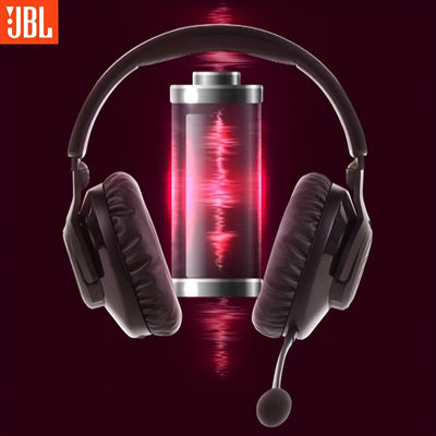 سماعة ألعاب لاسلكية JBL Quantum 350 - عمر بطارية يصل إلى 22 ساعة، عزل للضوضاء، ميكروفون قابل للفصل، وسادات أذن مريحة، شحن USB-C، مثالية لألعاب الكمبيوتر وأجهزة الألعاب، سماعة ألعاب | سماعة ألعاب مريحة | عزل للضوضاء