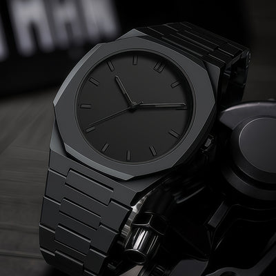 1pc Men'S Quartz Watch - Minimalist Modern Watch with Polygonal Dial, Lightweight Everyday Casual & Formal Watch, Battery-Powered Movement, Compatible with Button Cells (Non-Charged) - Ideal Men'S Gift for Birthdays, Annivers