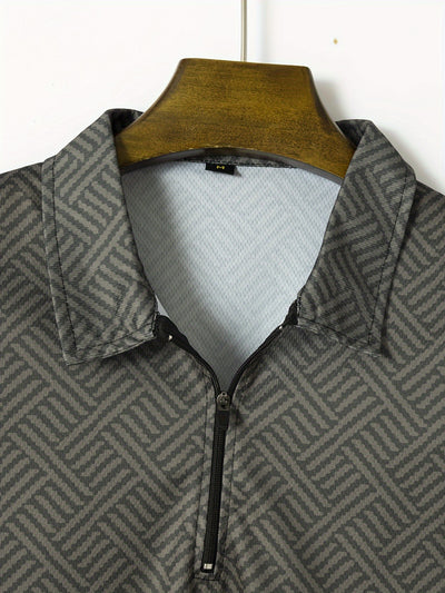 تي شيرت رجالي بأكمام قصيرة + شورت بدلة رياضية كاجوال باللون الأزرق