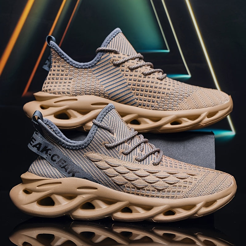 أحذية رياضية بليد للرجال، أحذية جري خفيفة الوزن مضادة للانزلاق، قابلة للتنفس، تمتص الصدمات، مناسبة للركض والتنس والصالات الرياضية والمشي والأحذية الرياضية