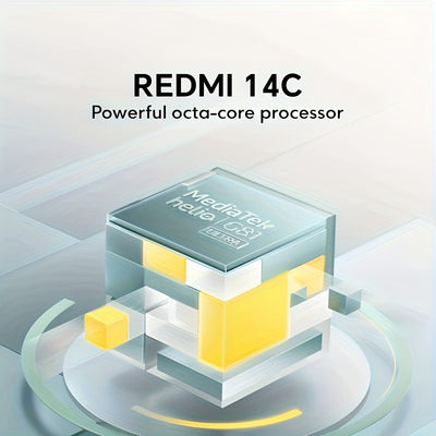 XIAOMI Redmi 14C 120Hz High Refresh Rate, 50MP AI Dual Camera, 1300K HD Main Camera, Large Capacity Battery, 6.88-inch Eye Protection LCD Screen, Side Fingerprint Unlocking, Supports GPS, Not Support NFC Function. No Charger