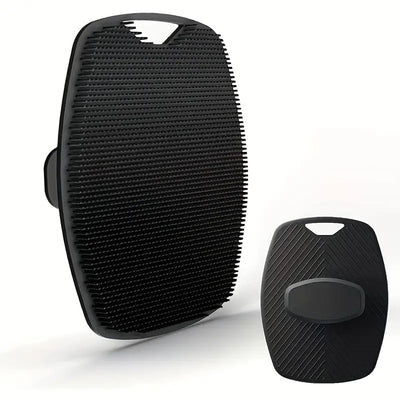 Elegant Men's Exfoliating Tool with Ergonomic Non-Slip Handle – Easy to Clean, Rinse Off Instantly, Battery-Free Design for Shower or Bath Use. A Must-Have Grooming Essential in Any Stylish Man’s Spa Experience—Includes