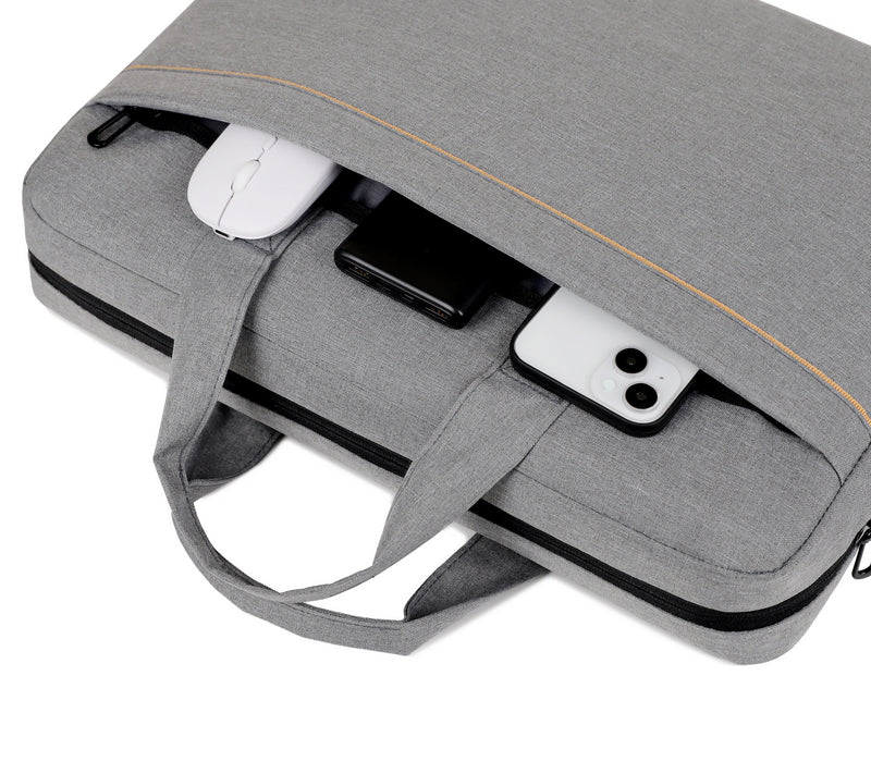 حقيبة كمبيوتر محمول متينة من الليكرا بتصميم مناسب لنقاط التفتيش - حقيبة كتف رمادية للرجال والنساء، متوافقة مع إدارة أمن النقل، بطانة من البوليستر، مثالية للمكتب والمدرسة والسفر، حقيبة أساسية للسفر | حقيبة مناسبة لنقاط التفتيش